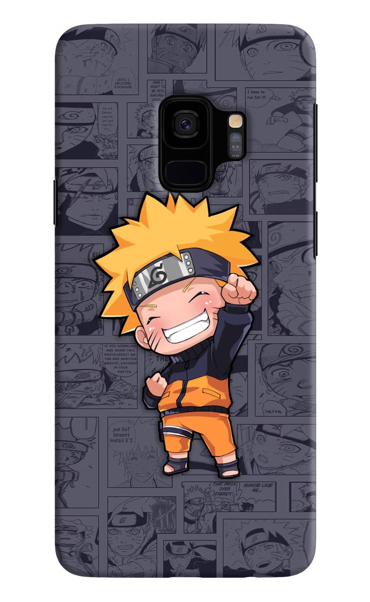 Chota Naruto Samsung S9 Hard Case Back Cover by Casekaro