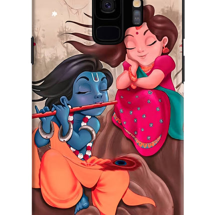Radhe Krishna Samsung S9 Hard Case Back Cover by Casekaro