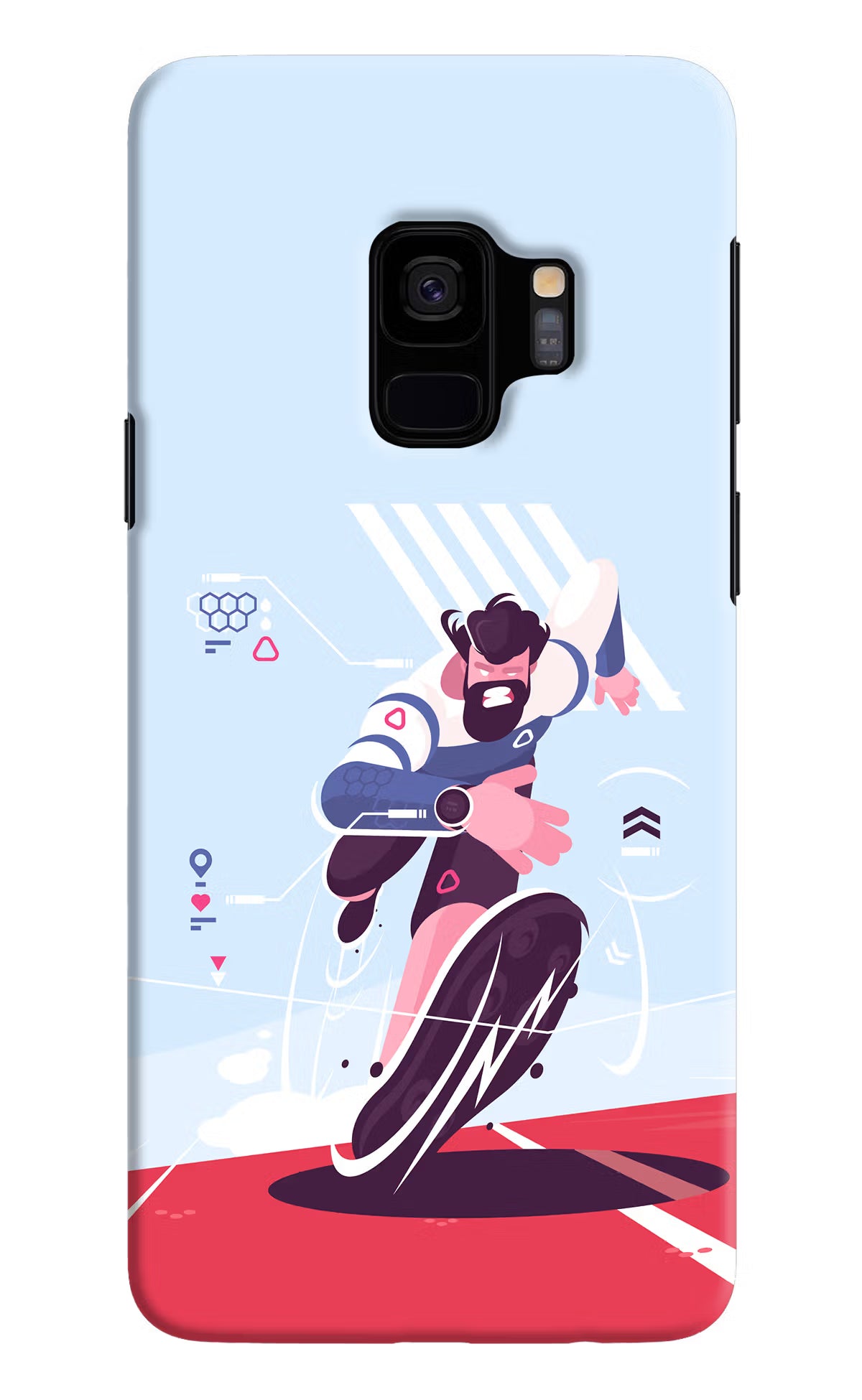 Run Pro Samsung S9 Hard Case Back Cover by Casekaro