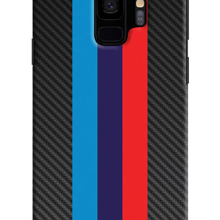 BMW Stripes Pattern Samsung S9 Hard Case Back Cover by Casekaro