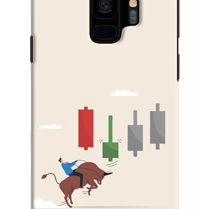 Bull Trading Momentum Samsung S9 Hard Case Back Cover by Casekaro
