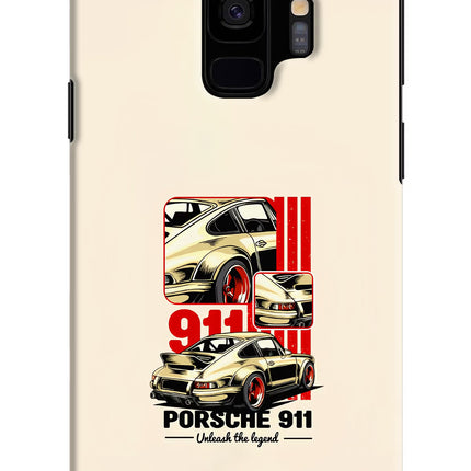 Classic Porsche 911 Samsung S9 Hard Case Back Cover by Casekaro