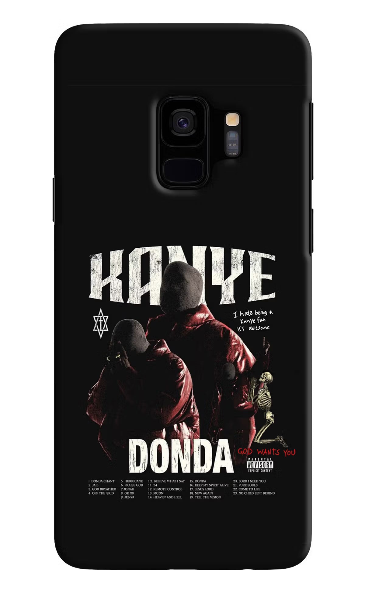 Donda Kanye West Samsung S9 Hard Case Back Cover by Casekaro