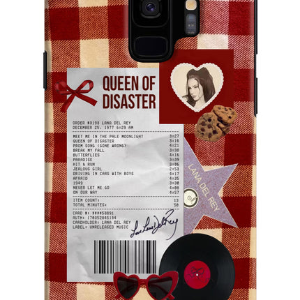 Queen of Disaster Samsung S9 Hard Case Back Cover by Casekaro