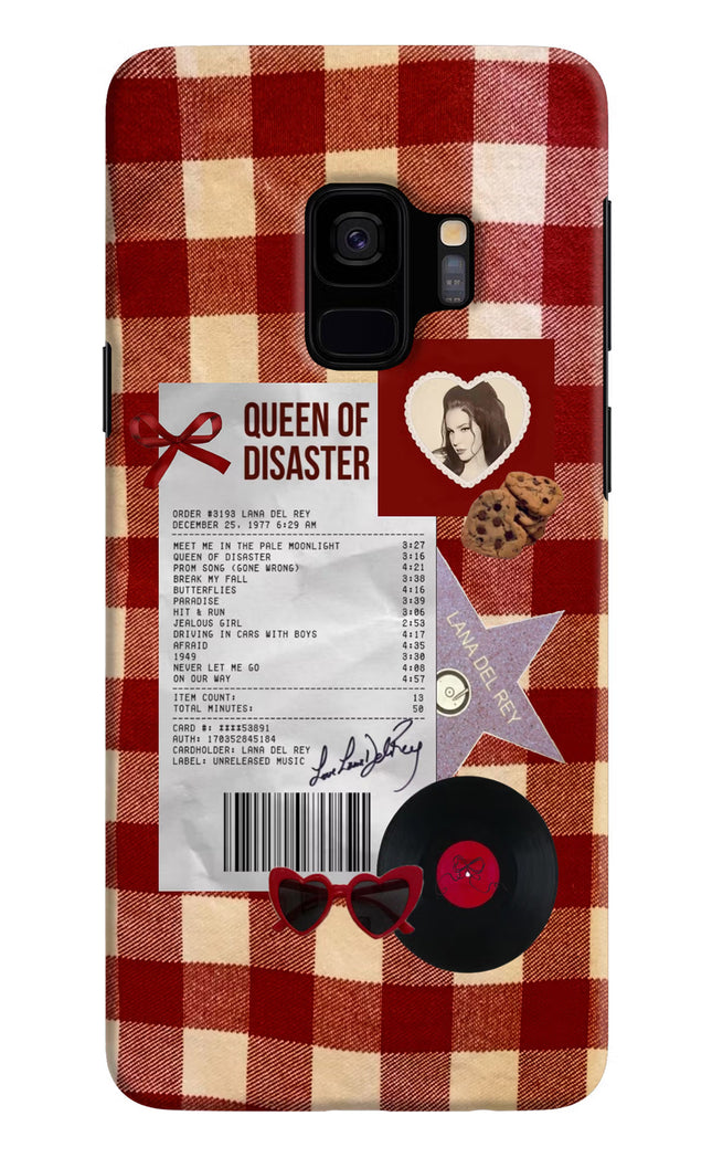 Queen of Disaster Samsung S9 Hard Case Back Cover by Casekaro