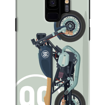 Classic Cafe Racer 99 Samsung S9 Hard Case Back Cover by Casekaro