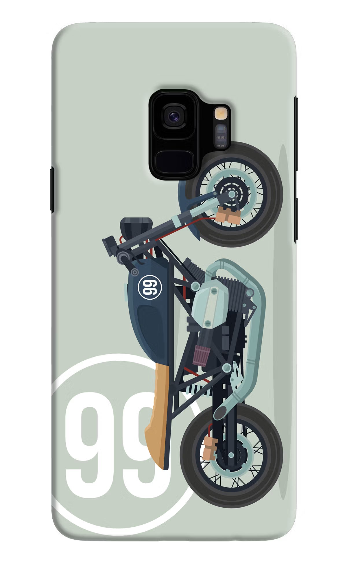 Classic Cafe Racer 99 Samsung S9 Hard Case Back Cover by Casekaro