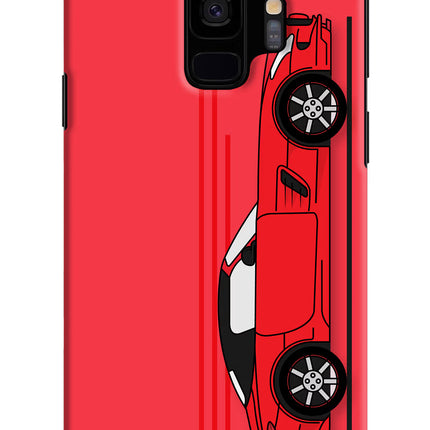 Red Velocity Samsung S9 Hard Case Back Cover by Casekaro