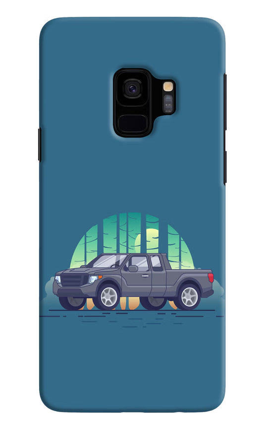 Retro Garage Vibe Samsung S9 Hard Case Back Cover by Casekaro