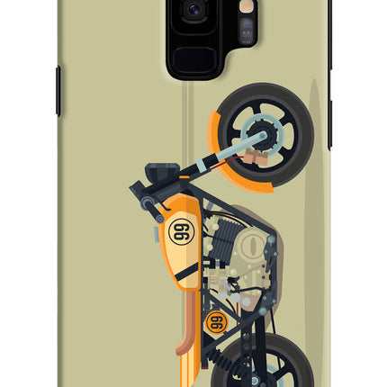 Vertical Speedster Samsung S9 Hard Case Back Cover by Casekaro