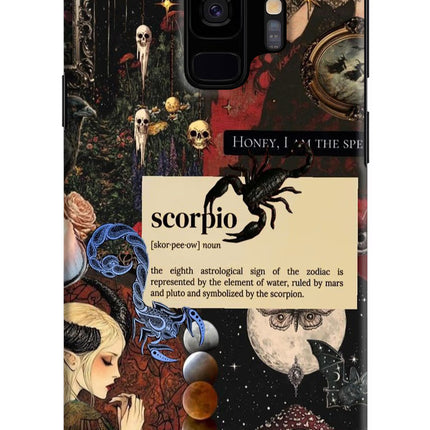 Scorpio Zodiac Samsung S9 Hard Case Back Cover by Casekaro