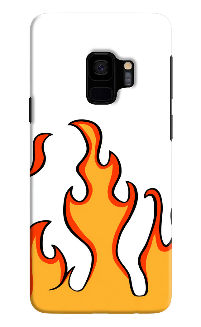 Fired Up – White Samsung S9 Hard Case Back Cover by Casekaro