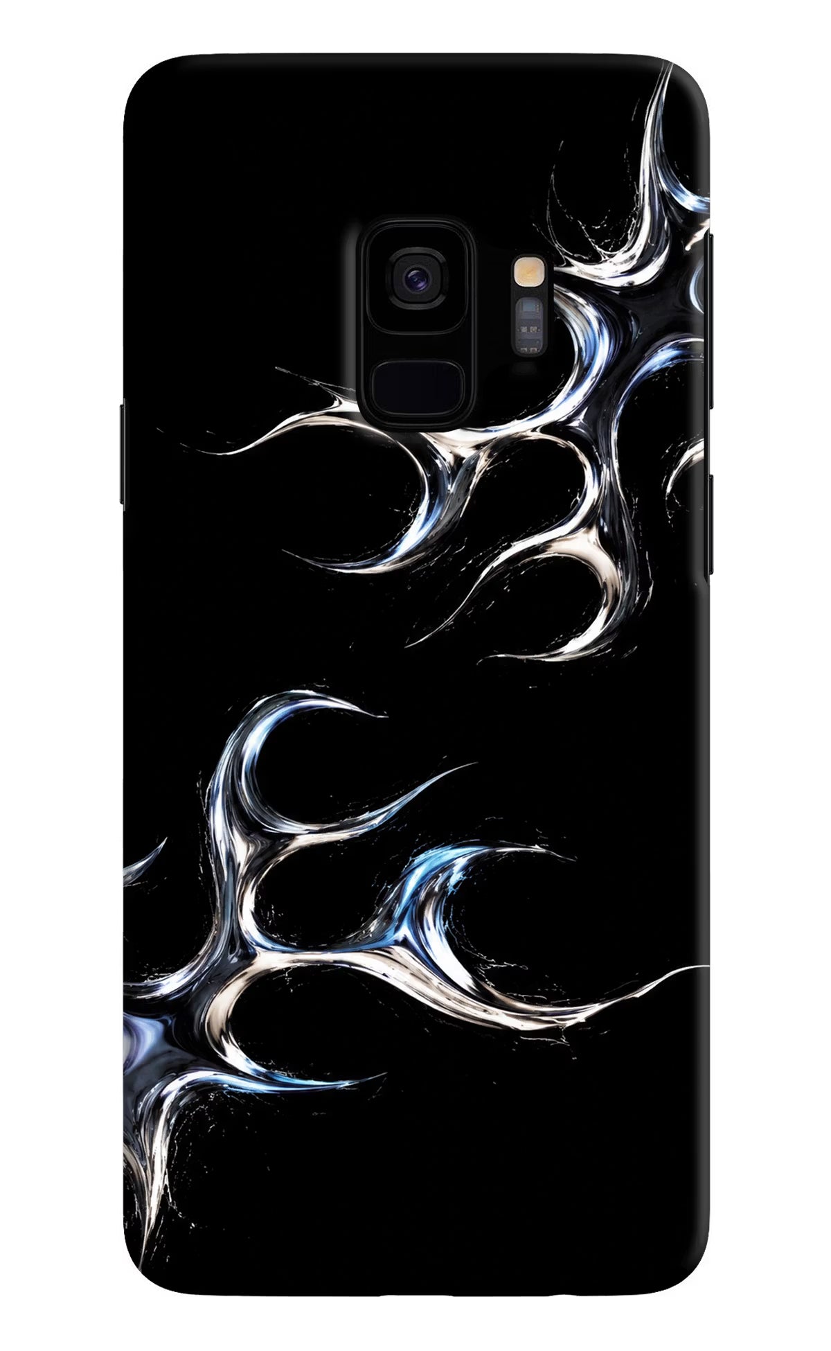 Chrome Tribal Samsung S9 Hard Case Back Cover by Casekaro