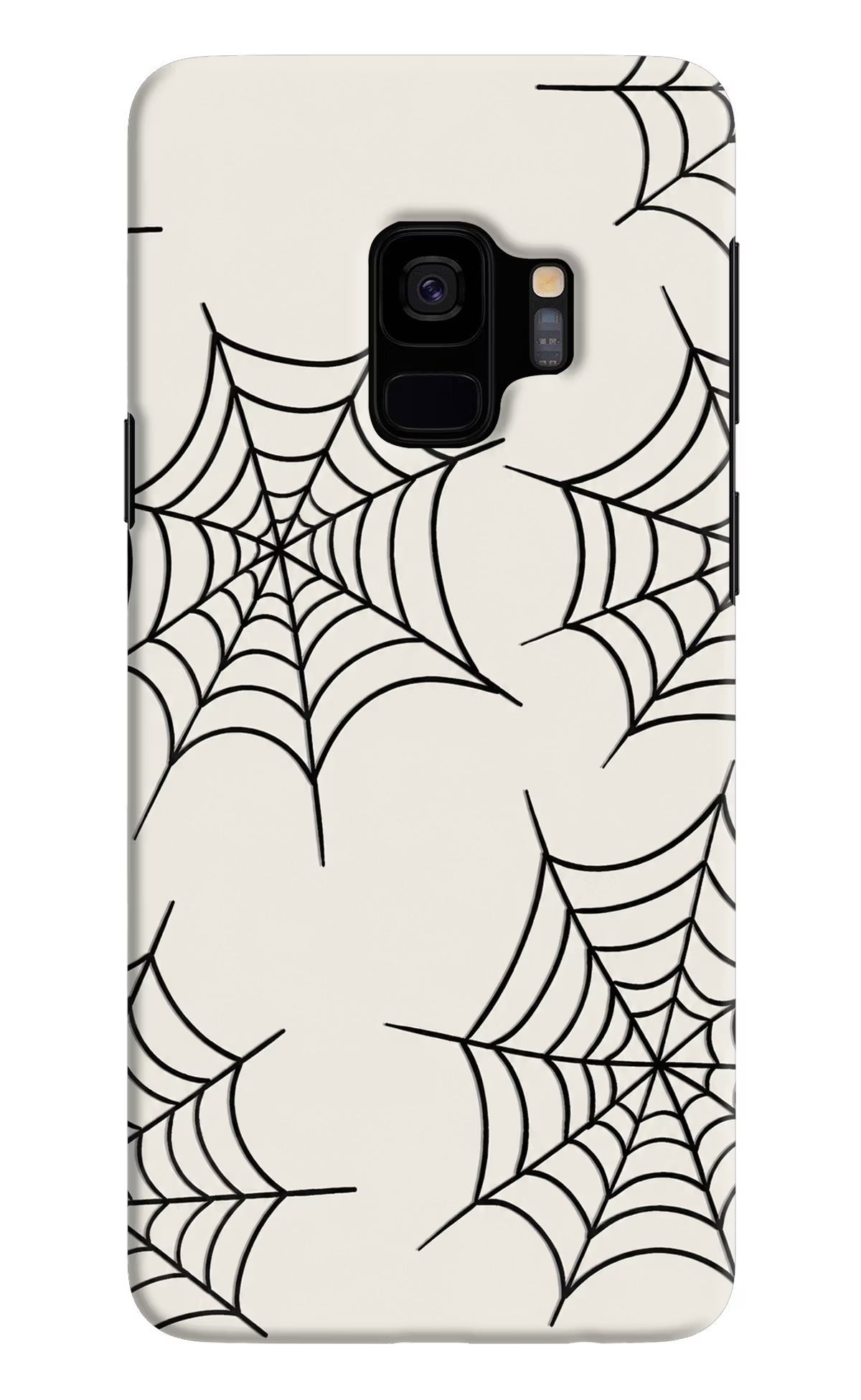 Spider Web Samsung S9 Hard Case Back Cover by Casekaro
