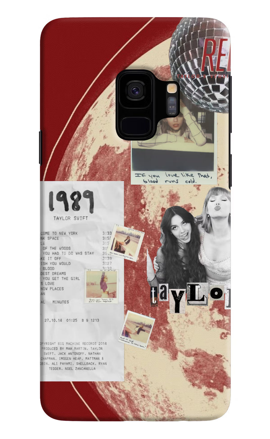 Taylor Swift Samsung S9 Back Cover, Hard case