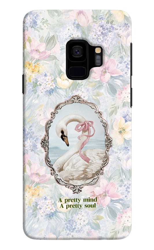 Pretty Mind Pretty Soul Samsung S9 Hard Case Back Cover by Casekaro