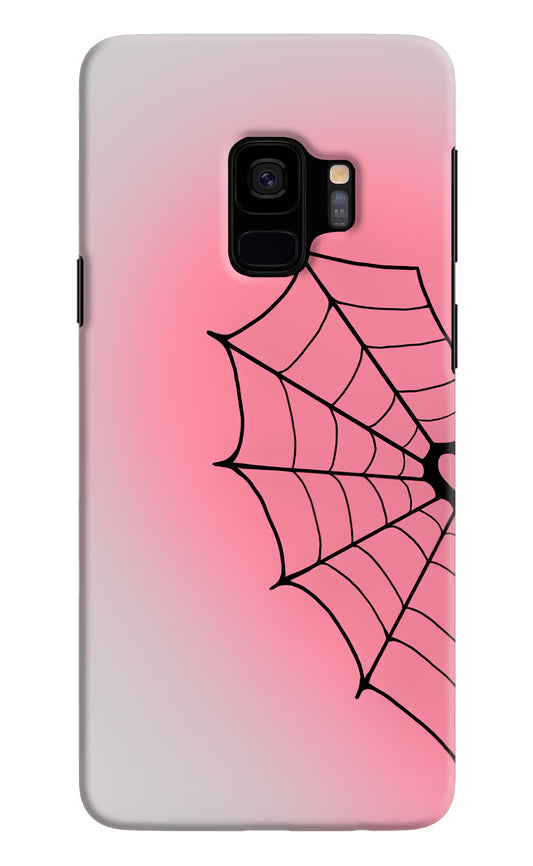 Pink Web Samsung S9 Hard Case Back Cover by Casekaro