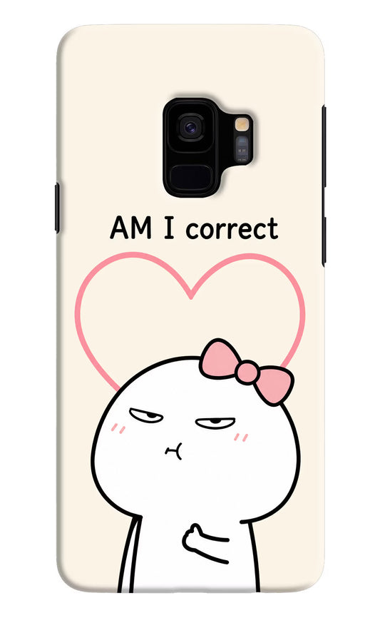Always Right Samsung S9 Hard Case Back Cover by Casekaro