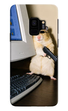 Hacker Hamster Samsung S9 Hard Case Back Cover by Casekaro