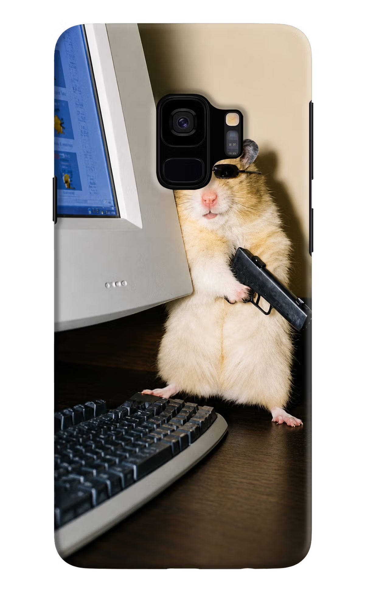 Hacker Hamster Samsung S9 Back Cover