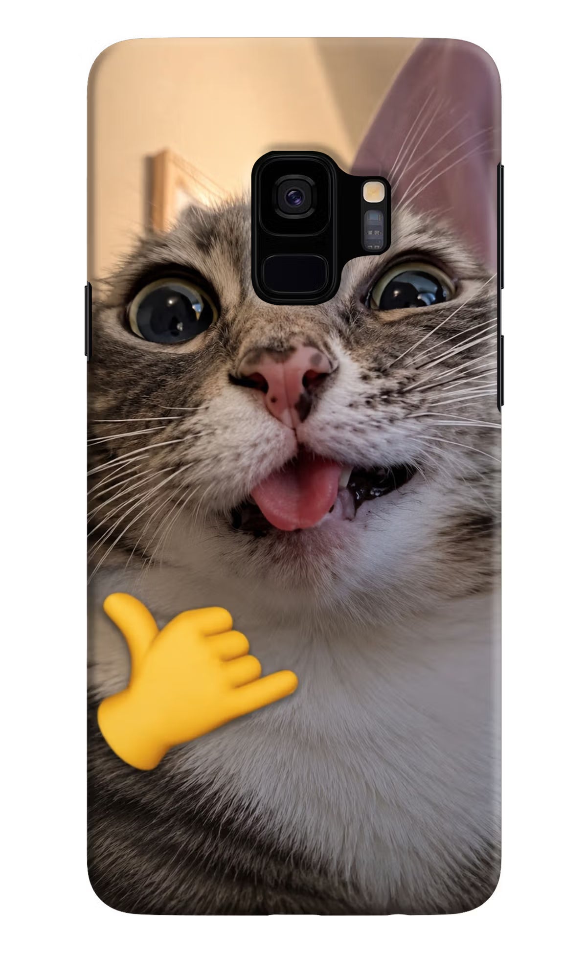 Silly Cat Call Samsung S9 Back Cover