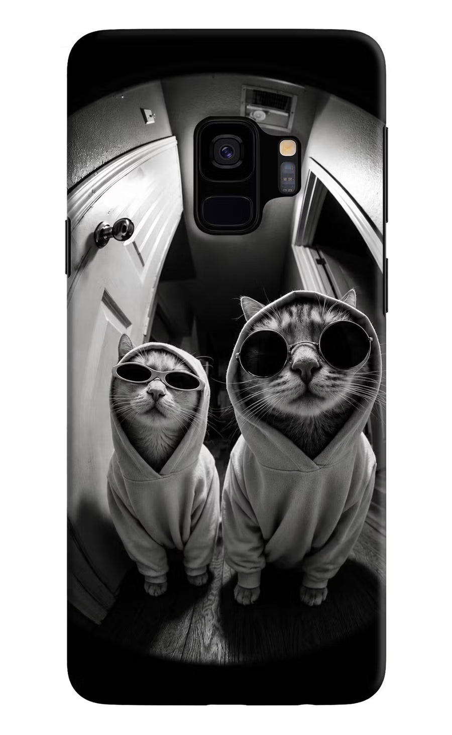 Hood Cats Samsung S9 Back Cover, Hard case