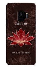 Bloom Samsung S9 Hard Case Back Cover by Casekaro
