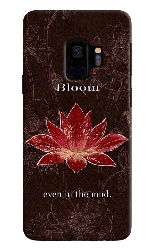 Bloom Samsung S9 Hard Case Back Cover by Casekaro