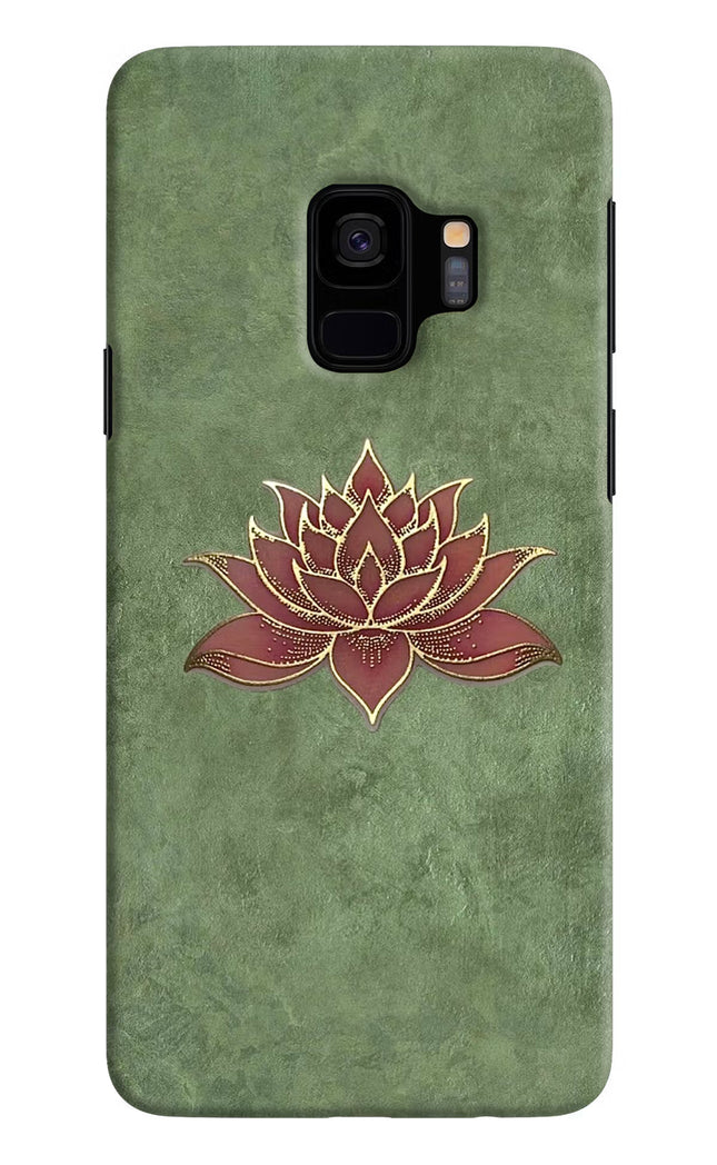 Lotus Grace Samsung S9 Hard Case Back Cover by Casekaro
