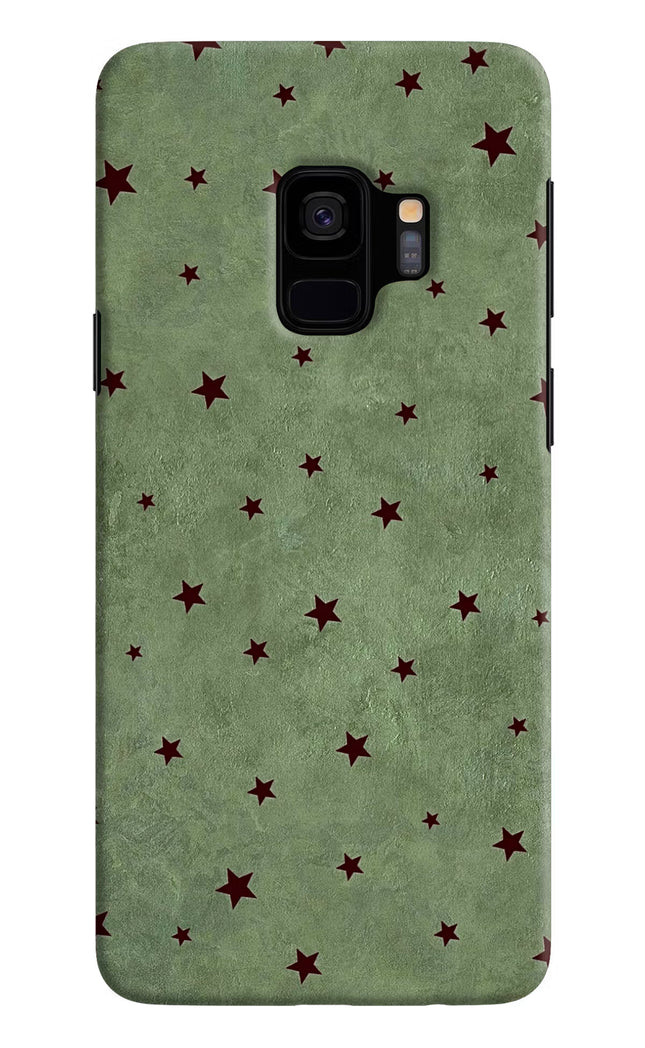 Green Stars Samsung S9 Hard Case Back Cover by Casekaro