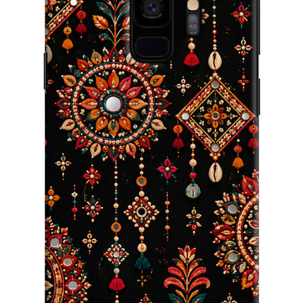 Boho Noir Samsung S9 Hard Case Back Cover by Casekaro