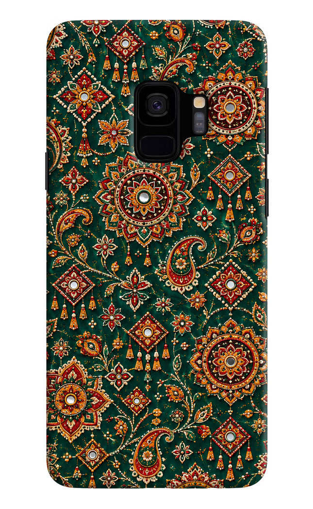 Green Pataka Samsung S9 Hard Case Back Cover by Casekaro