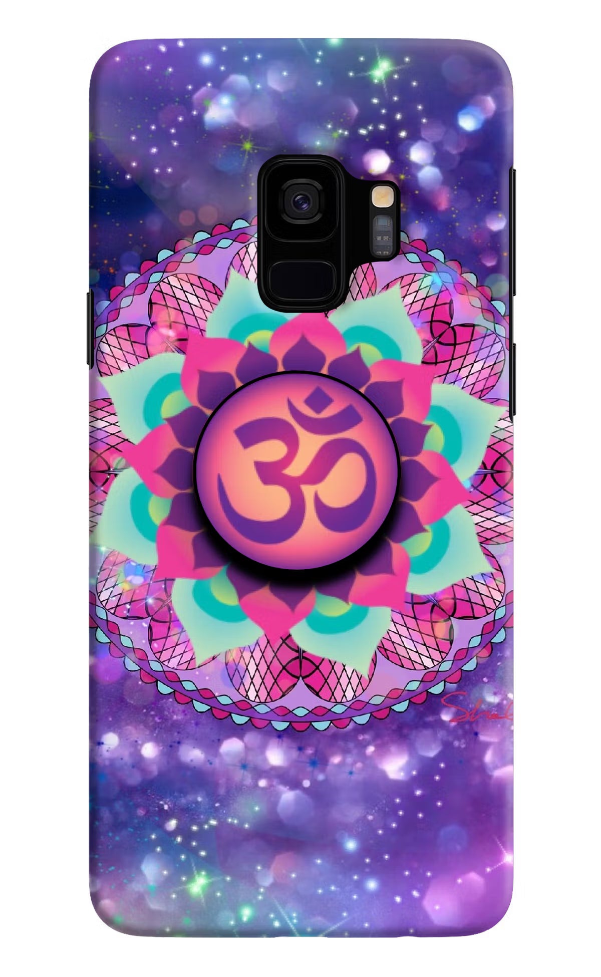 Om Purple Samsung S9 Pop Case by Casekaro