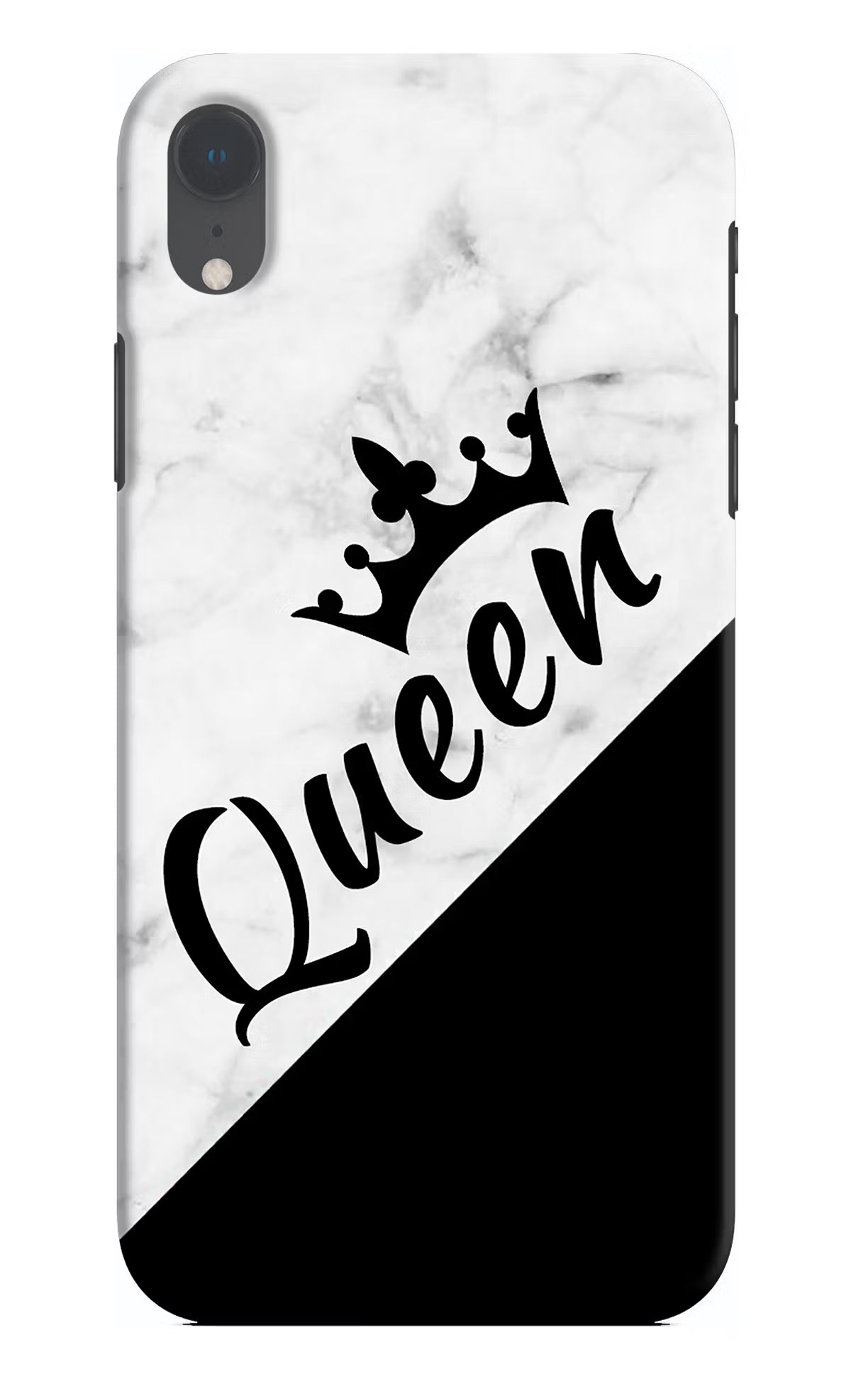 Queen iPhone XR Hard Case Back Cover by Casekaro
