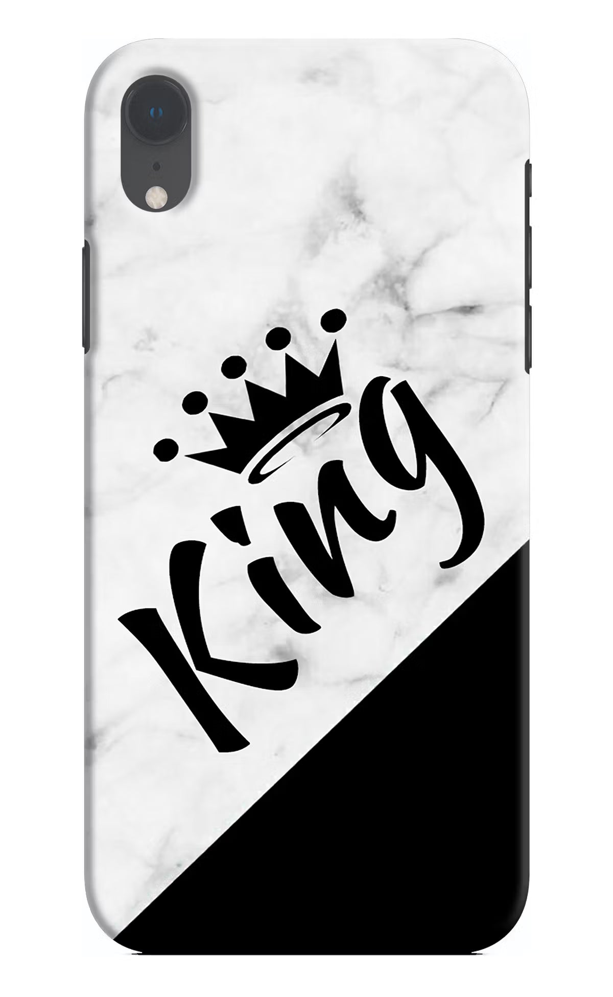 King iPhone XR Hard Case Back Cover by Casekaro