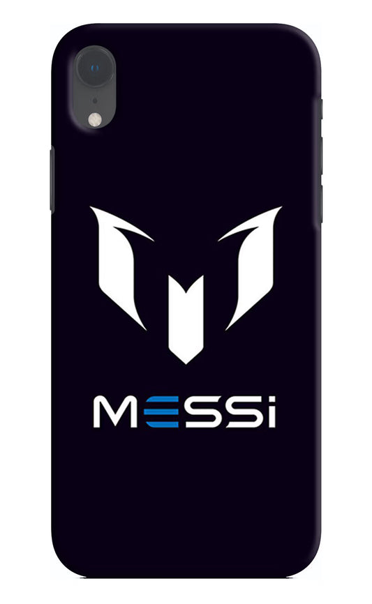 Messi Logo iPhone XR Hard Case Back Cover by Casekaro