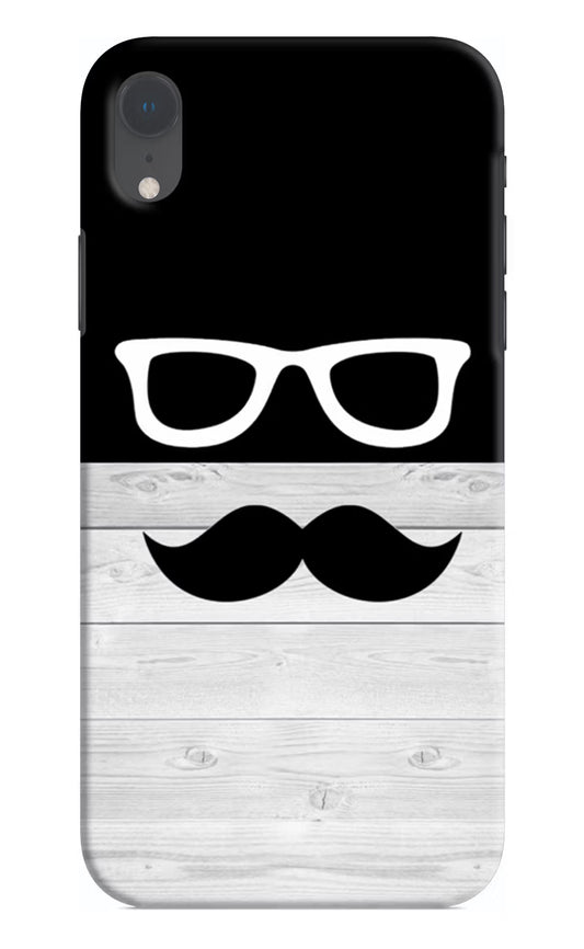 Mustache iPhone XR Hard Case Back Cover by Casekaro