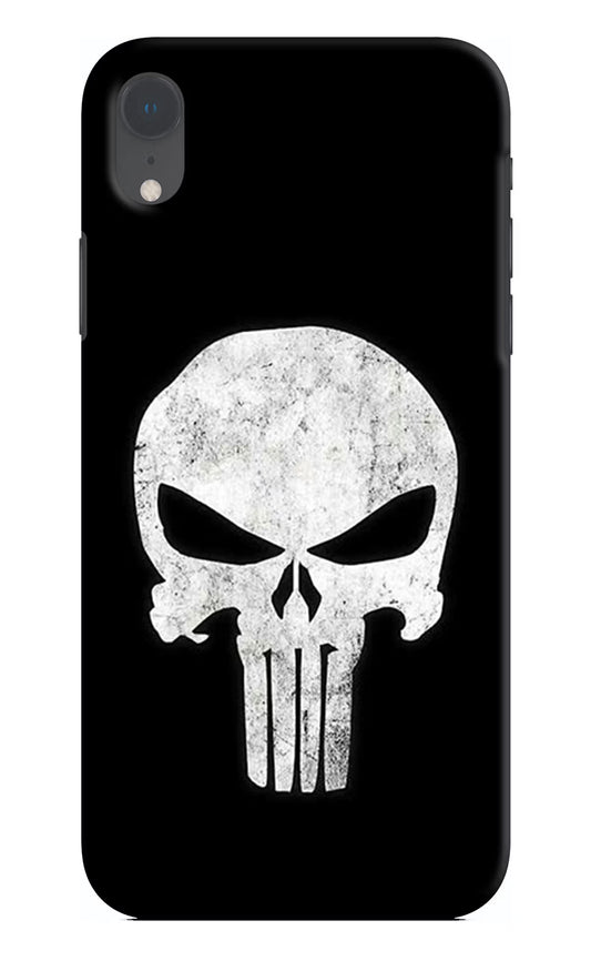 Punisher Skull iPhone XR Hard Case Back Cover by Casekaro