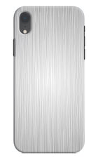 Wooden Grey Texture iPhone XR Hard Case Back Cover by Casekaro