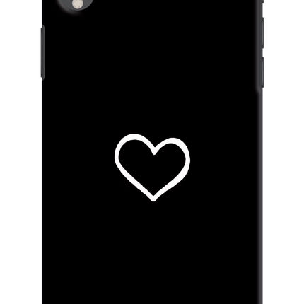 Heart iPhone XR Hard Case Back Cover by Casekaro