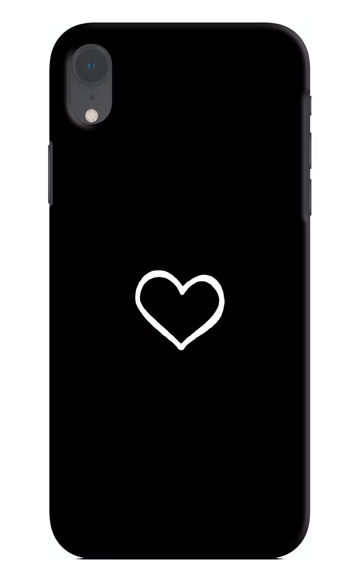Heart iPhone XR Hard Case Back Cover by Casekaro