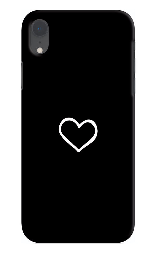 Heart iPhone XR Hard Case Back Cover by Casekaro