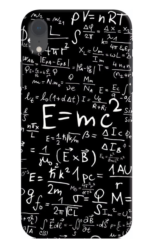 Physics Formula iPhone XR Hard Case Back Cover by Casekaro