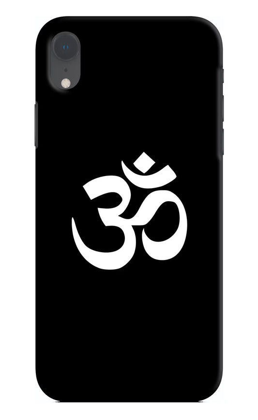 Om iPhone XR Hard Case Back Cover by Casekaro