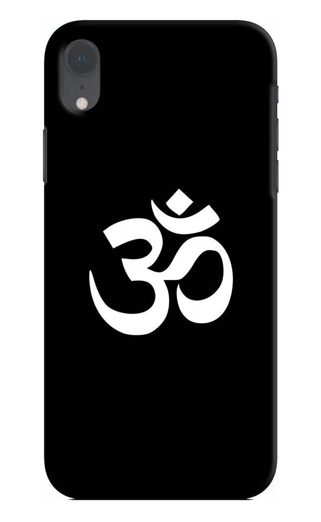 Om iPhone XR Hard Case Back Cover by Casekaro