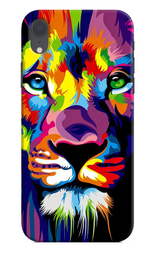 Lion iPhone XR Hard Case Back Cover by Casekaro