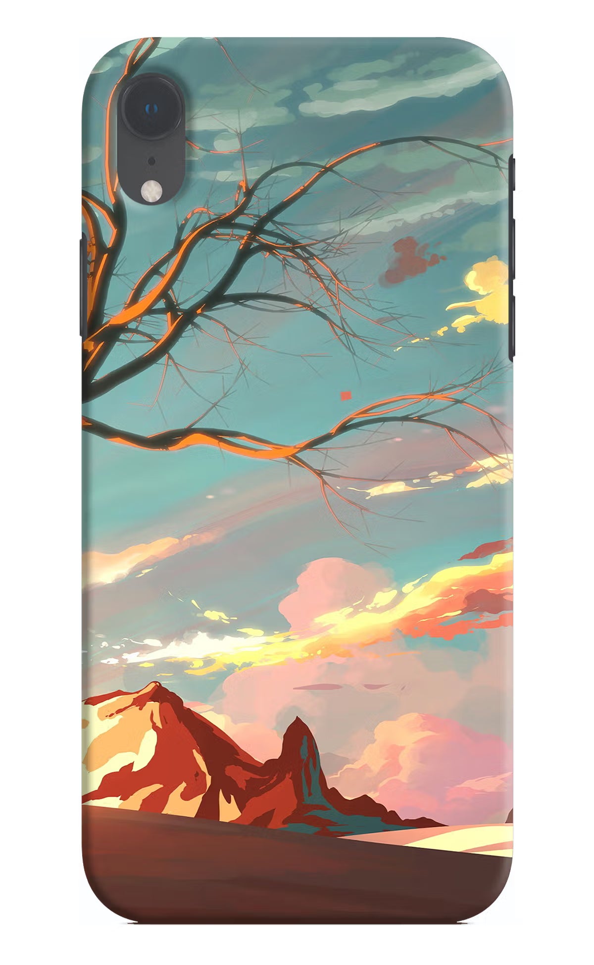 Scenery iPhone XR Hard Case Back Cover by Casekaro