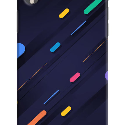 Abstract Design iPhone XR Hard Case Back Cover by Casekaro