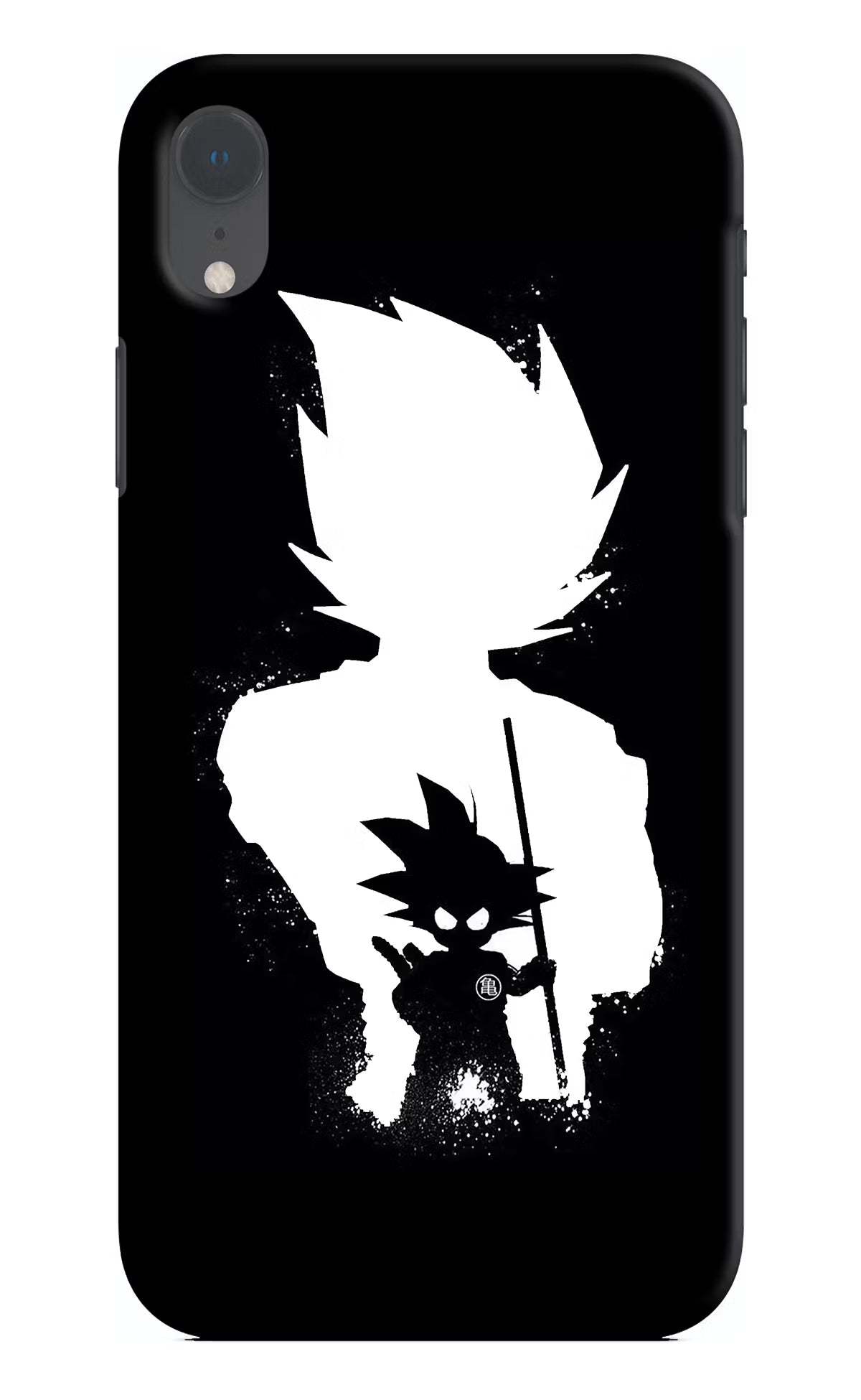 Goku Shadow iPhone XR Hard Case Back Cover by Casekaro