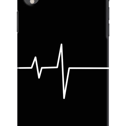 Heart Beats iPhone XR Hard Case Back Cover by Casekaro